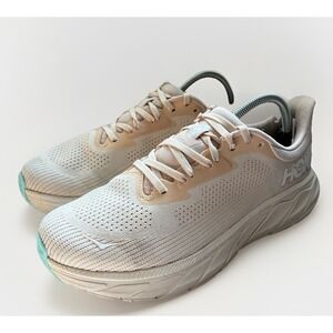 Hoka One One Arahi 7 Wmn 9.5D Wide Shoes Vanilla Cream Running Walking Sneakers